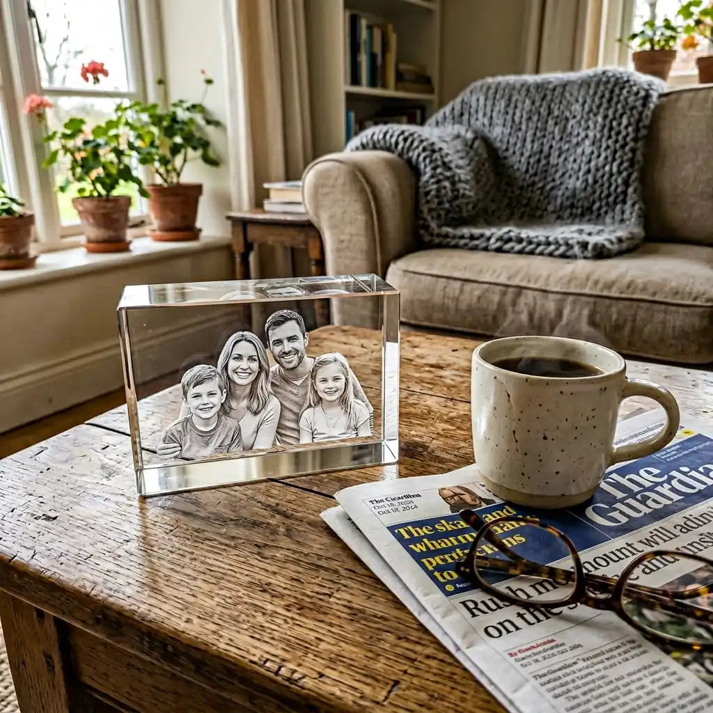 EverGlow™ | Bespoke 3D Crystal Block | Private Heritage Edition